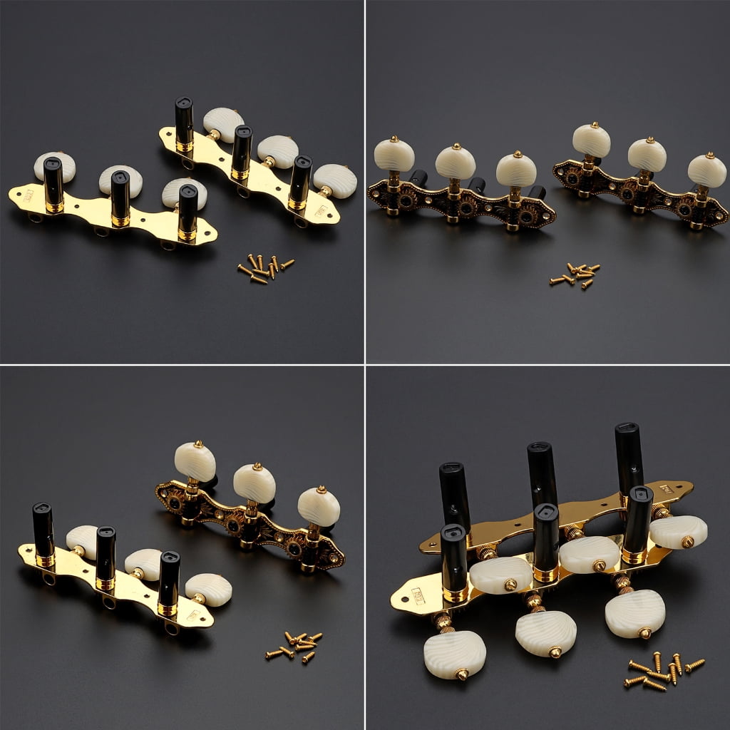 Oasiva Guitar String Tuner Machine Heads Guitar Knobs Keys for Acoustic Electric Guitar