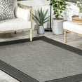 thumbnail image 4 of nuLOOM Gris Border Indoor/Outdoor Runner Rug, 2' 3" x 7' 10", Gray, 4 of 9