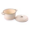 thumbnail image 7 of BergHOFF Neo 3pc Cast Iron Cookware Set, Grill Pan & Round Dutch Oven, Meringue, 7 of 7