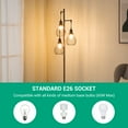 thumbnail image 3 of EDISHINE 3-Light 65.5" Tree Floor Lamp with bulbs included，Perfect for Living Room, Bedroom, Office, Dining Room Decor - Bronze, 3 of 8