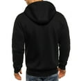 thumbnail image 6 of Men's Winter Jacket with Zip Hood and Long Sleeve Cozy Warm Outdoor Coat, 6 of 8