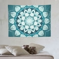 thumbnail image 4 of COMIO Tapestry, 40 X 30 Inch Hanging Wall Tapestry For Bedroom Dorm Decor - Turquoise Mandala Floral, 4 of 7