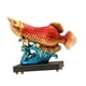 thumbnail image 5 of Estatua de Arowana, adorno de escritorio, escultura de Animal coleccionable, estatua moderna para estante de oficina, escritorio de año Nuevo, Azul, 5 of 8