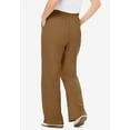 thumbnail image 2 of Woman Within Plus Size Petite 7-Day Knit Wide-Leg Pull-On Pants, 2 of 6
