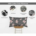 thumbnail image 4 of Vargottam Lumbar Pillow Cover - Decorative Pillow Covers24x14 Inches,PrintedWhite & BlackThemePillowcase, DecorativeLumbarCushionCovers, 4 of 4