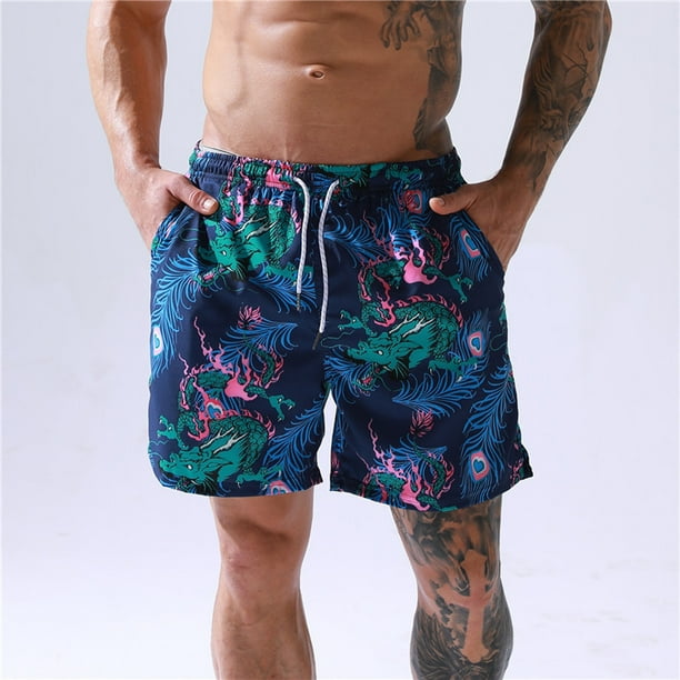Floral swim trunks sale