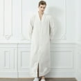 thumbnail image 3 of Mens Premium Plush Soft Robe Fluffy Warm Fleece Spa Bathrobe, 3 of 3