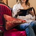 thumbnail image 5 of Harry Potter Slytherin Stone Washed Velvet Pennant Pillow 18", 5 of 6