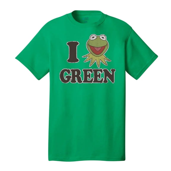 Men's Green The Muppets Kermit Graphic Tee T-Shirt