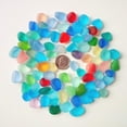 thumbnail image 4 of 30 Pieces Sea Glass Beads/Beach Glass Beads No Drilled for Jewelry Making (Teal, Small(8-12mm Length)), 4 of 6
