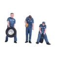 thumbnail image 3 of Conjunto de 3 figuritas en miniatura a escala 1:64 que representan a mecánicos de automóviles. Artículos de colección, figuritas en miniatura, 3 of 9