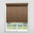 thumbnail image 5 of Chicology Snap-N'-Glide Cordless Roller Shade, Felton Truffle (Natural Woven) 38"W X 72"H, 5 of 10