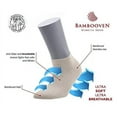 thumbnail image 4 of BAMBOOVEN Women Casual Ankle Socks - Rayon Made from Bamboo, Odor Free & Breathable, s (3, 6 or 8 pairs + Gift Box), 4 of 7