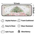 thumbnail image 2 of CURLYOOT Cute Xmas Tree Pinks Runner Rug 2'x6' Washable Kitchen Runner Rug Indoor Non Slip Laundry Rugs Floor Carpet for Hallway Kitchen Entryway Bedroom Living Room, 2 of 9
