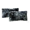 thumbnail image 5 of Home Soft Things Shar Pei Faux Fur Decorative Throw Pillow Covers, Soft Velvety Pillow Cases Cushion Covers, No Pillow Insert, Set of 2, Meteorite, 14" x 26", 5 of 7