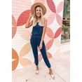 thumbnail image 5 of Conjunto Deportivo de Mujer PRETTYGARDEN Top sin Mangas y Pantalón Azul Talla M, 5 of 5