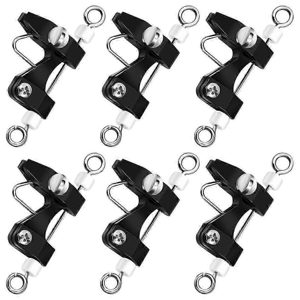 6Pcs Outrigger Release Clips Downrigger Release Clips with Adjustable Tension Planer Board Clips Downrigger Fishing Kite