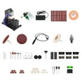 thumbnail image 1 of Mistaha 350W Dual-use Sanding Belt Machine with Water Grinding Capability, Digital Display Screen, and Stepless Speed Control - Soft Shaft Set Included - Sanding Wheel and Sandpaper Disc - US Version, 1 of 6