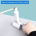 thumbnail image 5 of Dispensador de pasta de dientes de 3 piezas, exprimidor de pasta de dientes con tubo rodante, exprimidor de tubo de plástico, tubos de pasta de dientes giratorios, exprimidor de pasta de dientes, par, 5 of 5