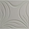 thumbnail image 5 of Ekena Millwork 19 5/8"W x 19 5/8"H Savannah EnduraWall Decorative 3D Wall Panel, Universal Aged Metallic Weathered Steel (12-Pack for 32.04 Sq. Ft.), 5 of 6