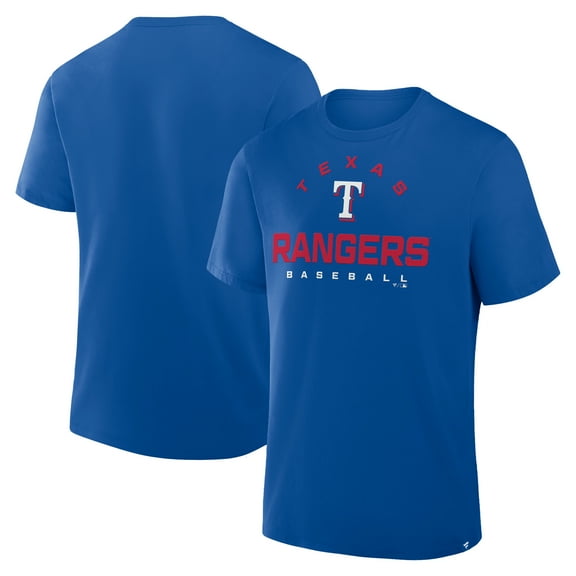 Men's Fanatics Royal Texas Rangers Clubhouse Legacy Primary Play T-Shirt