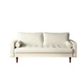 thumbnail image 3 of Uspridefurniture Angulo 69.7'' Faux Leather Square Arm Sofa -White, 3 of 5
