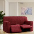 thumbnail image 3 of 2024 Recliner Loveseat Slipcover - Solid Light Grey - 2 Seater Recliner Cover, 3 of 8