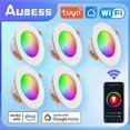thumbnail image 2 of Aubess Tuya -compatible Smart Led Downlight Voice Control Works With Alexa Google, 2 of 5