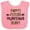 Pink and White, variant on Inktastic Pappys Future Hunting Buddy Boys or Girls Baby Bib