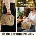 thumbnail image 5 of Xixirimido Bible Cover Case for Women Men, Large Bible Bag Bible Study Supplies Accessories Quilted Bible Carrying Cases with Handle Christian Gift, Eagle Elk Wilderness, 5 of 7