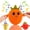 Radish, variant on Fruit Interactive Musical Plush Toy, Skin Touch Activated Sound Sensory Toy, Soft & Adorable Fruit Design, Multiplayer Interaction Game