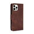 thumbnail image 6 of iPhone 13 Mini Case, Wallet case for iPhone 13 Mini, PU Leather Folio Protective Phone Cover Magnetic Closed Bumper Soft TPU Shockproof Flip Case for Apple iPhone 13 Mini, Brown, 6 of 8