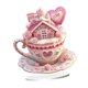 thumbnail image 5 of Letrero de acrílico decorativo Macarena para mesa regalo de San Valentín taza de café rosa Estilo A, 5 of 8