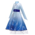 thumbnail image 2 of HAWEE Elsa 2 Dress Up Costume Set Snow Queen Suits (3Pcs) for Halloween Cosplay Party, 2 of 4
