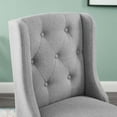 thumbnail image 6 of Baronet Tufted Button Upholstered Fabric Counter StoolLight Gray, 6 of 7