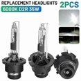 thumbnail image 1 of 6000K White HID Xenon Headlight Bulbs, 35W D2R Conversion Kit for Vehicle Lighting Replacement, 1 of 5