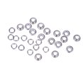 thumbnail image 2 of 100 juegos de ojales con arandela de cuero para reparación de manualidades (plata) (6 mm) Ndcxsfigh Para estrenar, 2 of 7