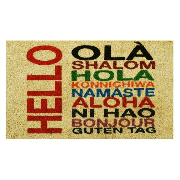 Calloway Mills International Hello Outdoor Doormat