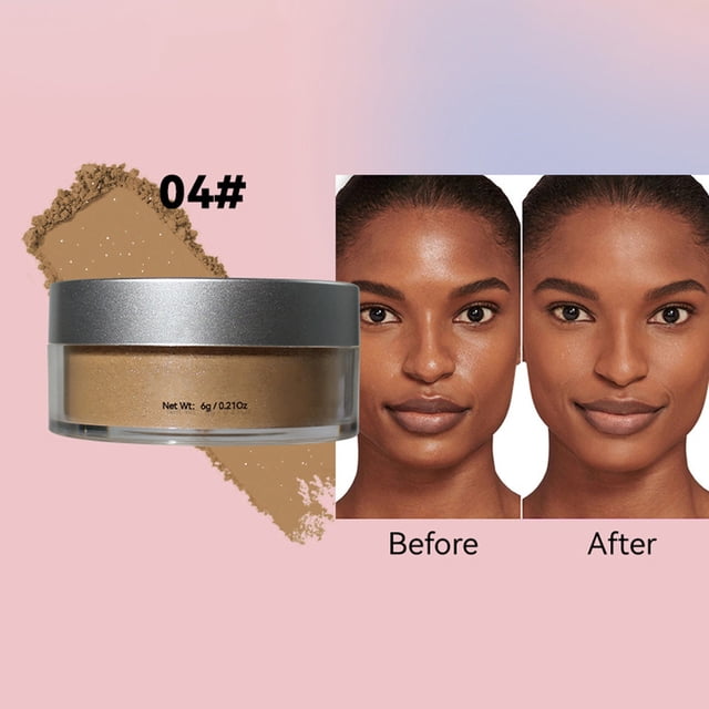 Tarmeek Translucent Setting Powder Setting Powder Oil Cont Space Saving Noise Cancelling Cordless Translucent Setting Powder Great for Spring and Daily Life Gift for Women