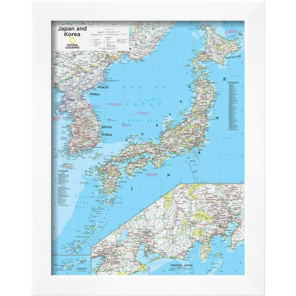 2014 Japan Korea National Geographic Atlas of the World, 10th Edition
