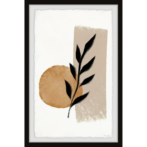 Marmont Hill Doorway Plant Framed Painting Print