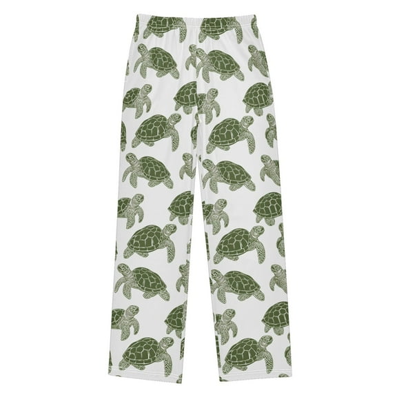 joogoo Turtle Retro Pajama Pants Pj Bottoms Sleepwear Lounge L