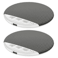 thumbnail image 2 of Bluetooth Under Pillow Speaker, White Noise & Auto-Off Timer, Low Profile Design for Comfortable Sleep & Apartments(2Pcs, Gray B), 2 of 7