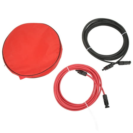 

2024 Solar Extension Cable with Female and Male Connectors Solar Panel Copper Wire for RV Solar Batteries 10AWG 10m/32.8ft