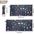 thumbnail image 3 of Coolnut 30"x60" Beach Towel with Travel Bag, Hand Drawn Cartoon Stars Planets Cosmonauts Oversized Sand Free Camping Towel Quick Dry Pool Bath Sport Towels, 3 of 6