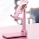 thumbnail image 5 of Soporte de escritorio ajustable para teléfono con espejo retráctil para tableta y smartphone (rosa), 5 of 7
