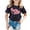 Black, variant on Girls Maui Hawaii T Shirt Island Map Silhouette Graphic Crewneck Short Sleeve Tee Tropical Beach Vacation Clothes Cute Souvenir Top