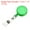 Clear Grass Green, variant on Uxcell Retractable Round Badge Holder Reel with Clip and Strap Grey 10 Pack