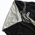 thumbnail image 2 of Simply Daisy Anchored Fleece Throw Blanket, Shark Blue, Small Throw, 2 of 4