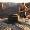 thumbnail image 3 of Solaris Sun Hat for Women and Men, Wide Brim Summer Outdoor Bucket Boonie Hat for Hiking, Safari and Gardening, Gray, 3 of 5